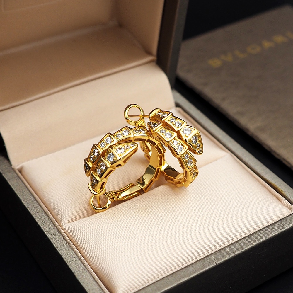 BGE001 Serpenti viper earrings clip - ccjewelryacc