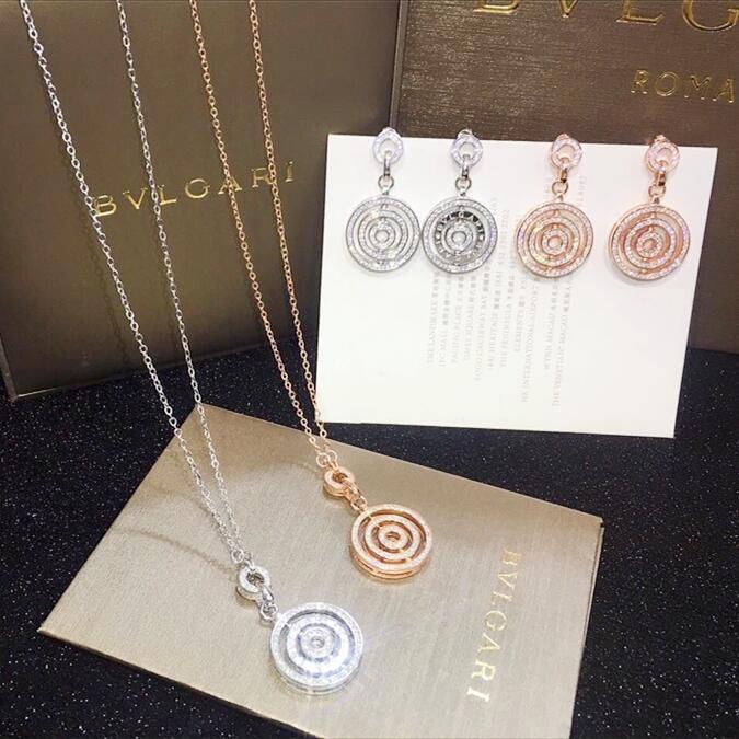 BGE016 Full diamond drop earrings - ccjewelryacc