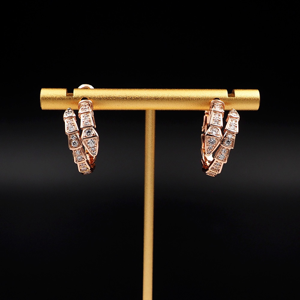 BGE001 Serpenti viper earrings clip - ccjewelryacc