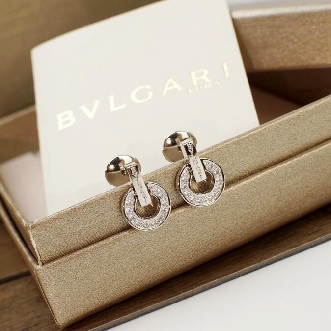 BGE034 Full diamond Bulg@ri bulg@ri earrings - ccjewelryacc