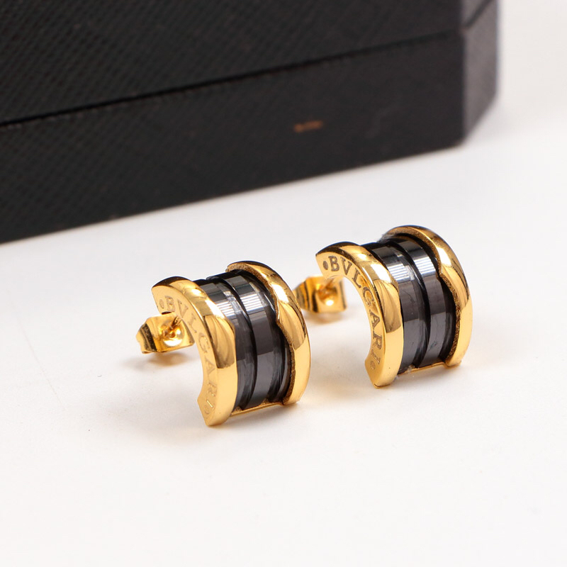 BGE032 Ceramic B zero1 rock earrings - ccjewelryacc