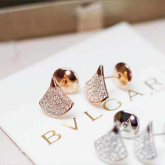 BGE028 Full diamond Divas dream stud earrings - ccjewelryacc