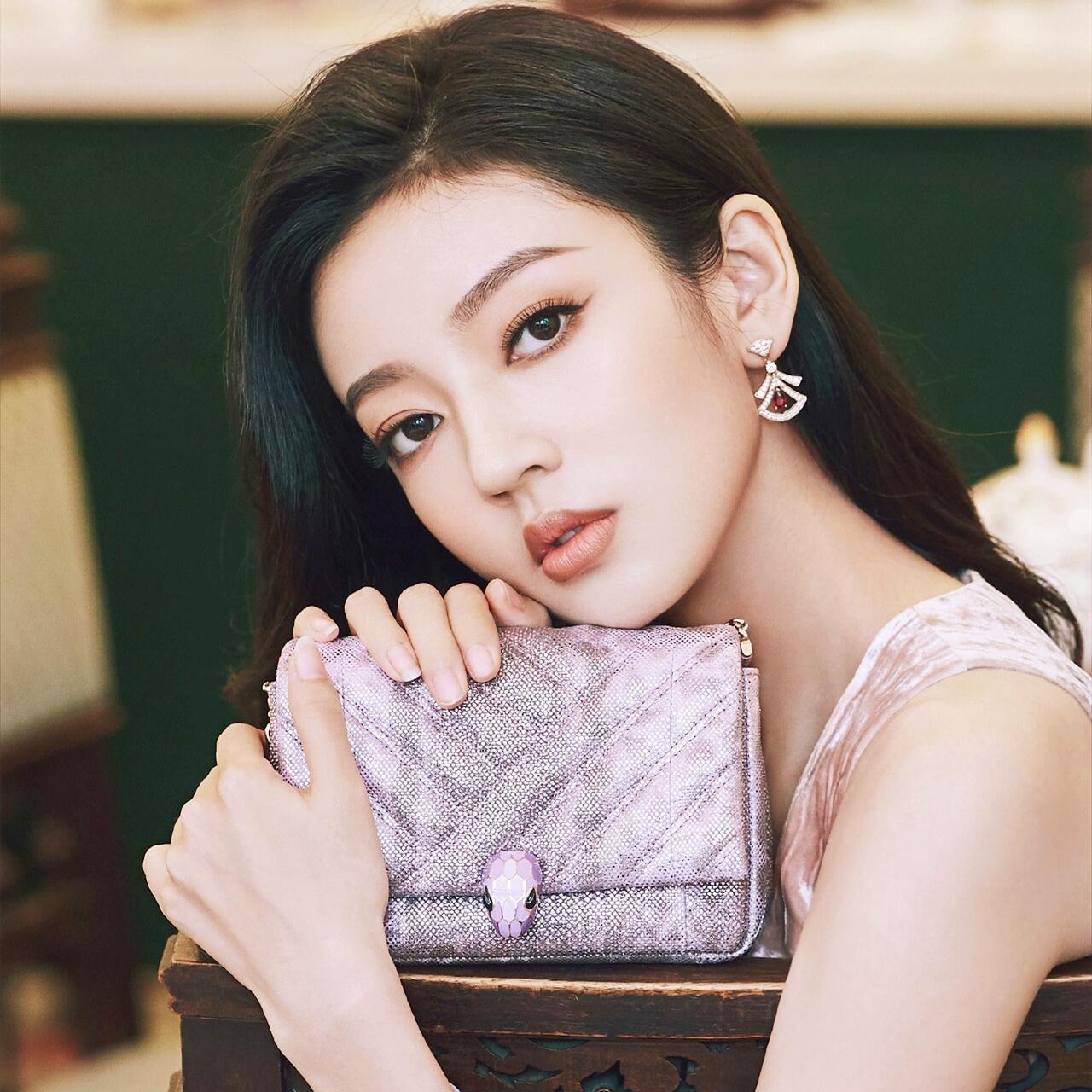 BGE029 Red gemstone and Full diamond Divas dream earrings - ccjewelryacc