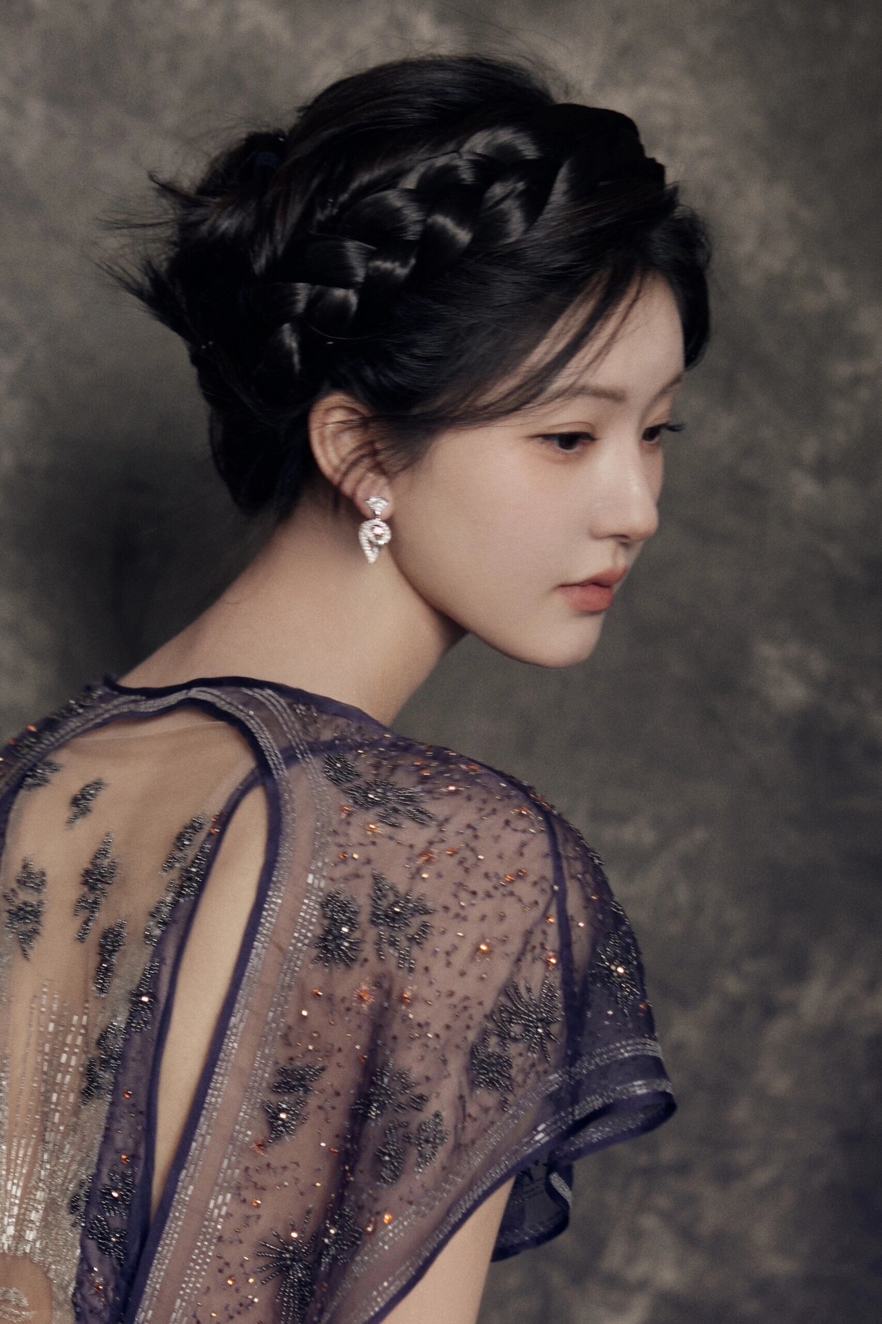 BGES007 S925 Sterling Silver diamond DIVAS DREAM  Earring - ccjewelryacc