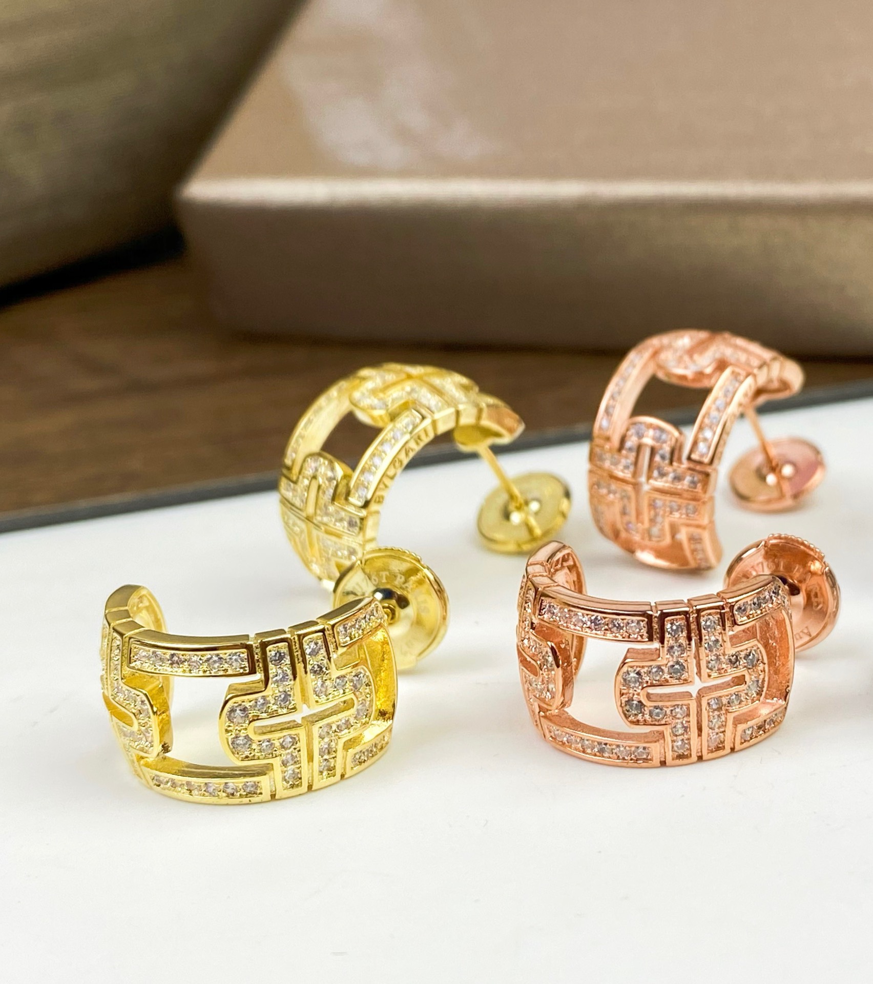 BGE037 Parentesi earrings - ccjewelryacc