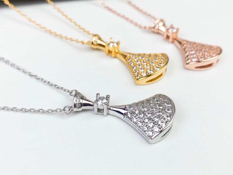 BGN031 Full diamond DIVA DREAM necklace - ccjewelryacc