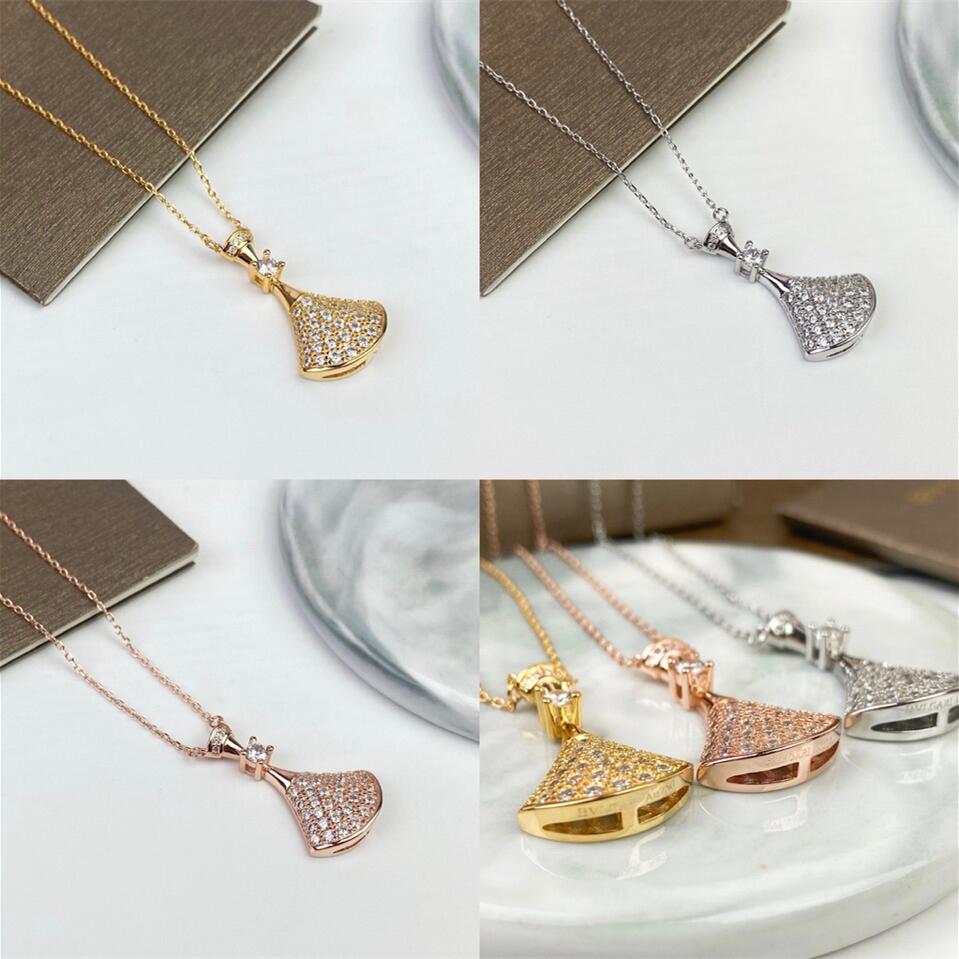 BGN031 Full diamond DIVA DREAM necklace - ccjewelryacc