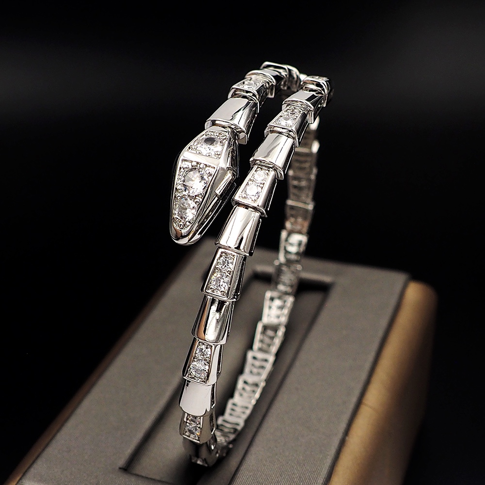 BGS001B  Serpenti viper bracelet with diamond - ccjewelryacc