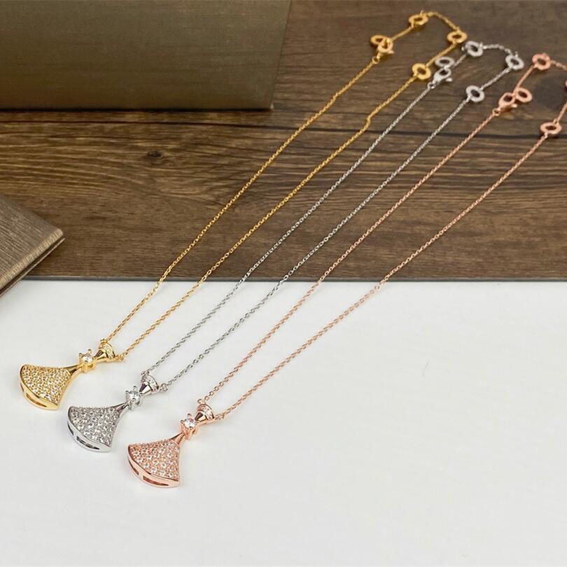 BGN031 Full diamond DIVA DREAM necklace - ccjewelryacc