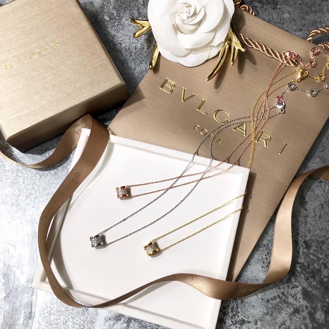 BGN014S Mini Full diamond B.ZERO1 Necklace - ccjewelryacc