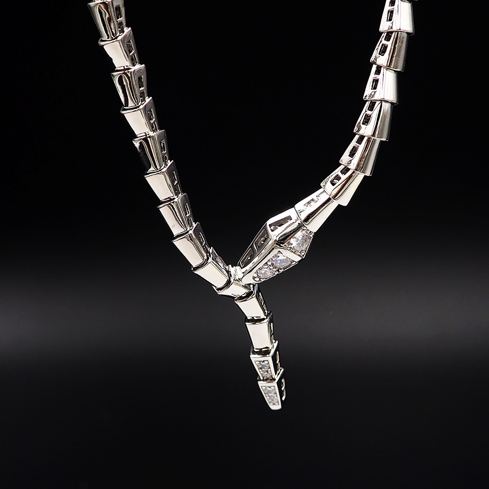 BGN009 Serpenti viper necklace with diamond - ccjewelryacc
