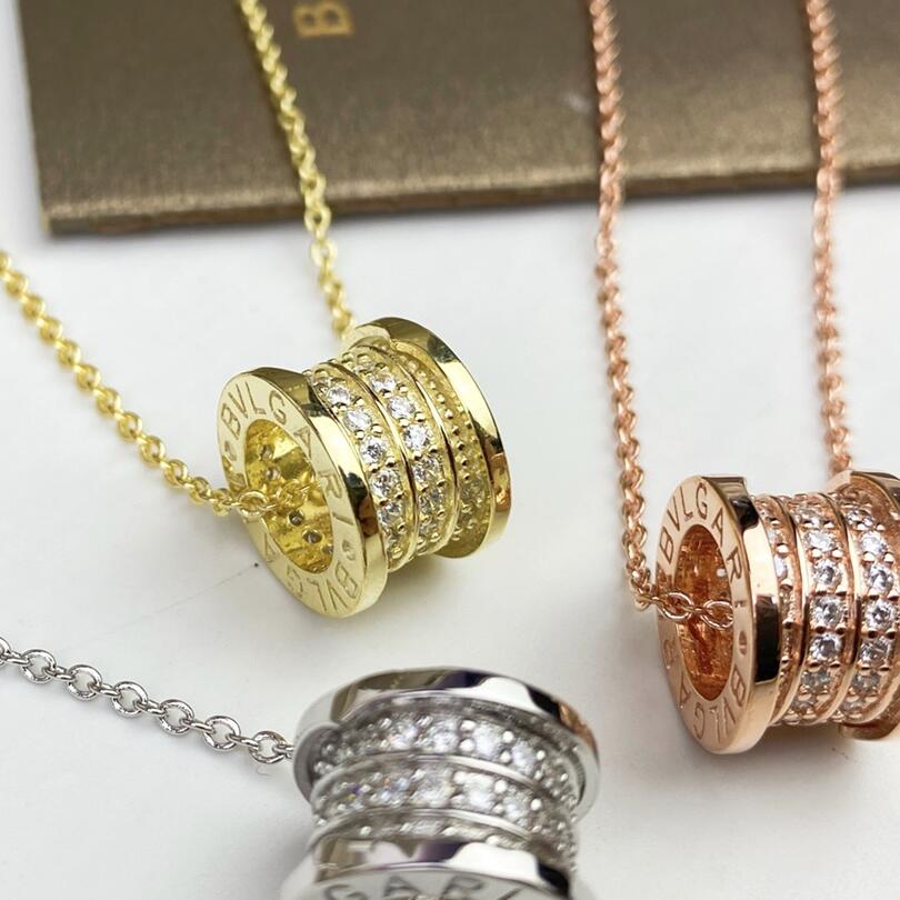 BGN028 B zero 1 necklace with Full diamond - ccjewelryacc