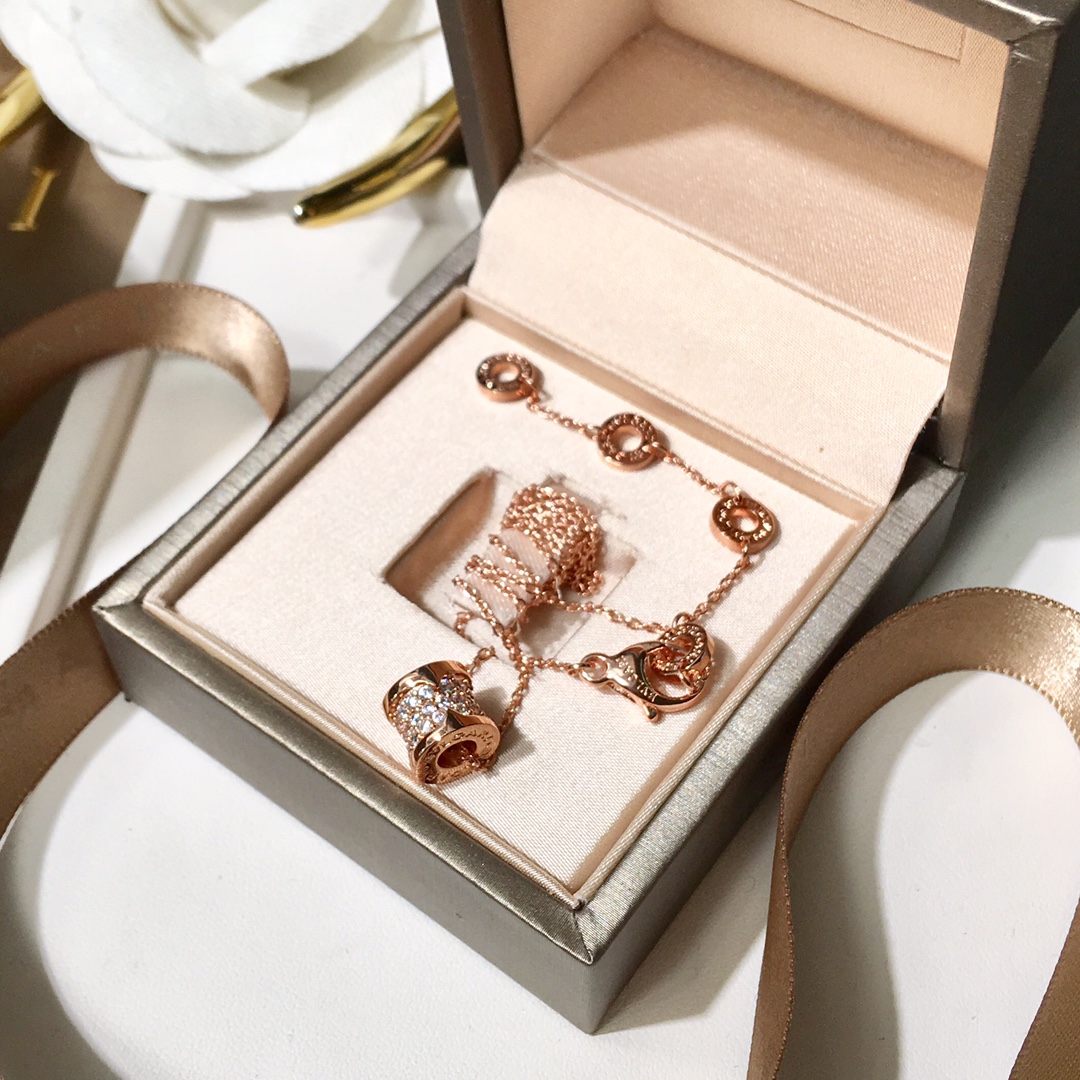 BGN014S Mini Full diamond B.ZERO1 Necklace - ccjewelryacc