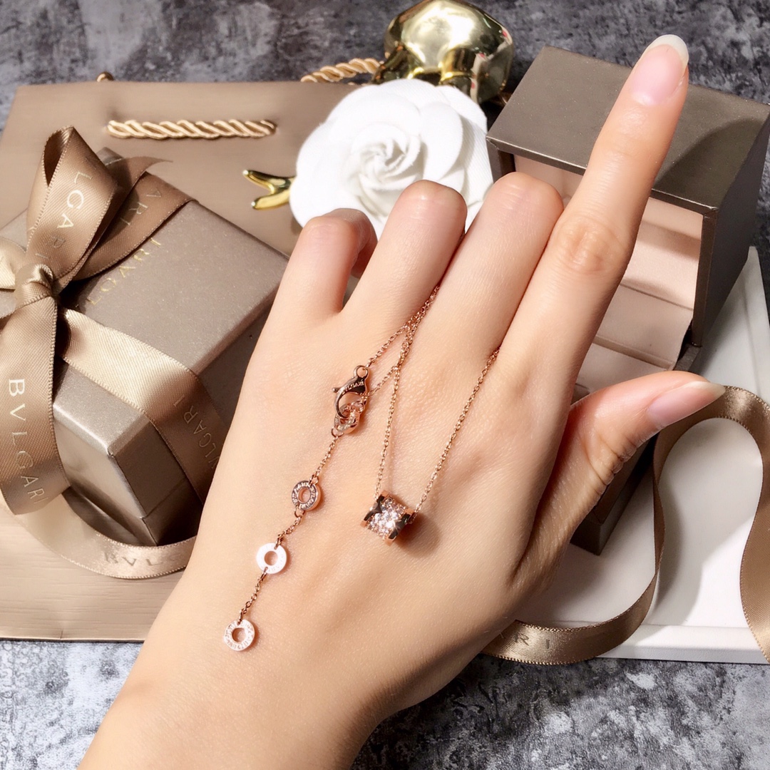 BGN014S Mini Full diamond B.ZERO1 Necklace - ccjewelryacc