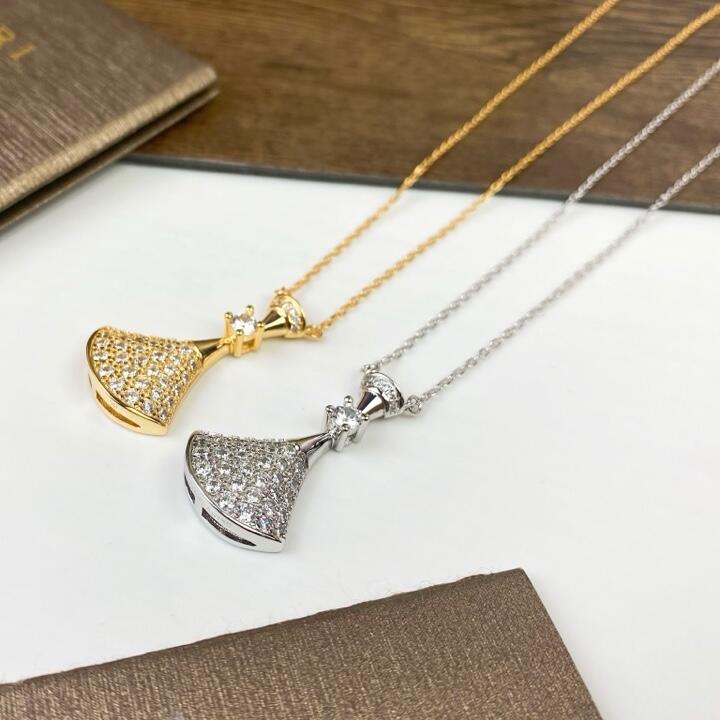 BGN031 Full diamond DIVA DREAM necklace - ccjewelryacc