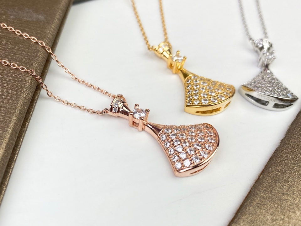 BGN031 Full diamond DIVA DREAM necklace - ccjewelryacc