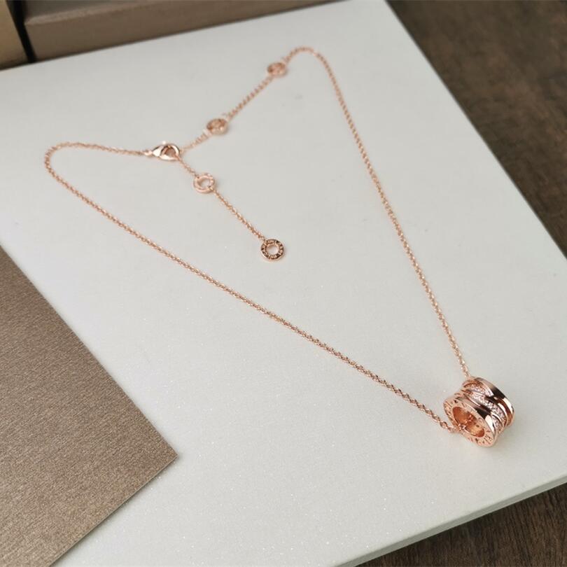 BGN021 B.ZERO1 Rock Necklace piercing with diamond - ccjewelryacc