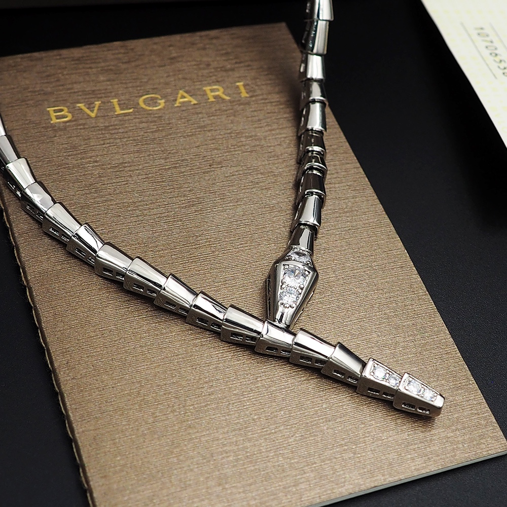 BGN009 Serpenti viper necklace with diamond - ccjewelryacc