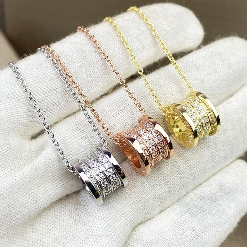 BGN028 B zero 1 necklace with Full diamond - ccjewelryacc