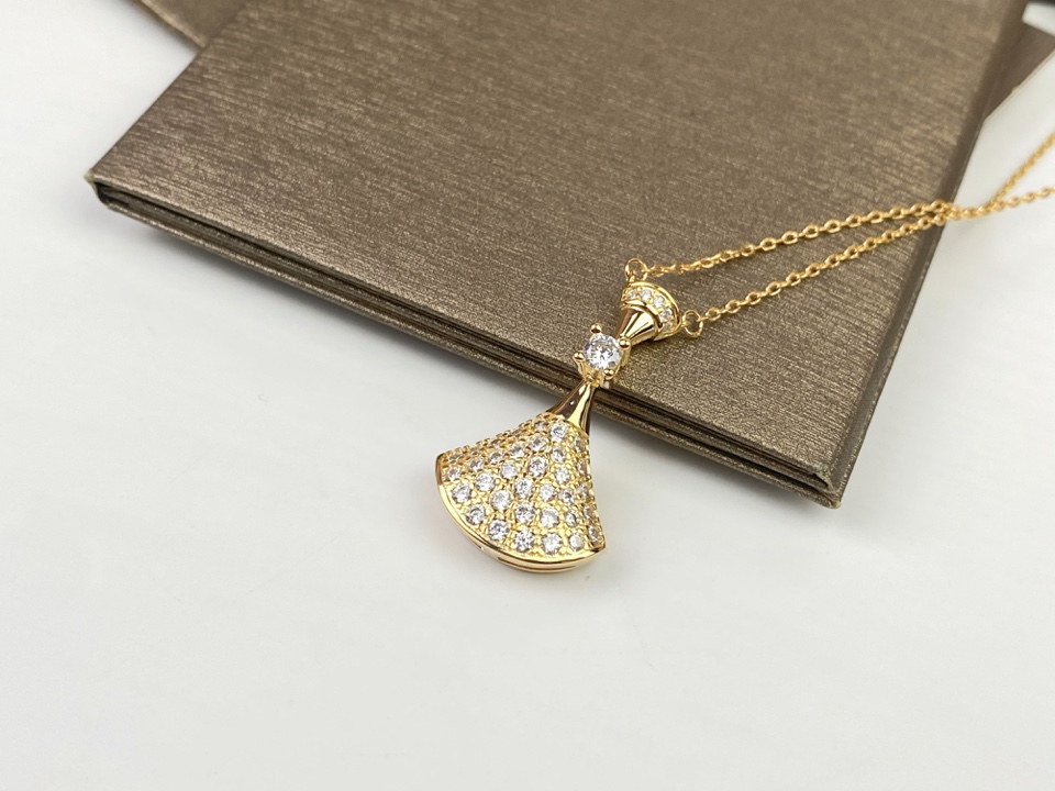 BGN031 Full diamond DIVA DREAM necklace - ccjewelryacc