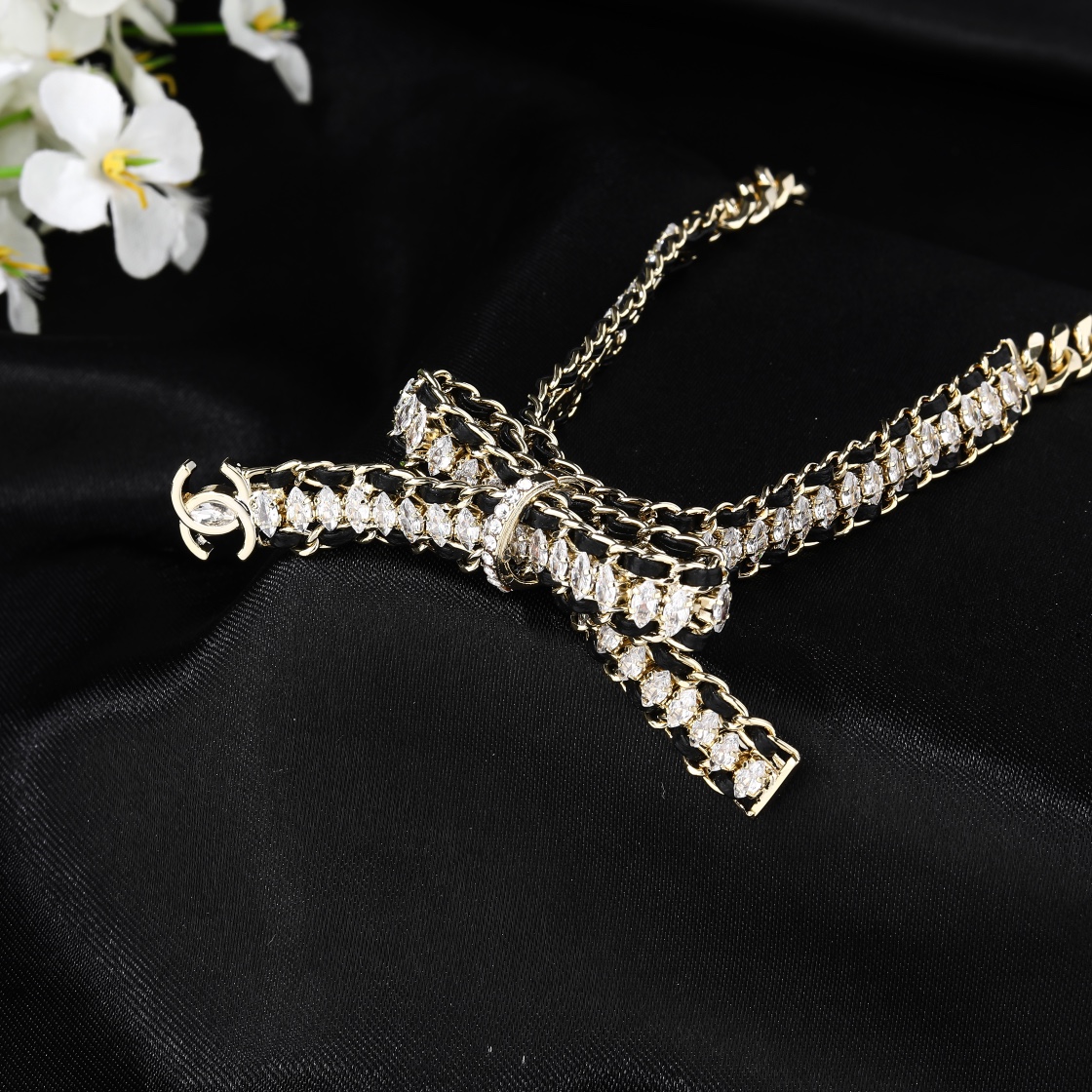 CCN425 CC bowknot Choker Necklace - ccjewelryacc