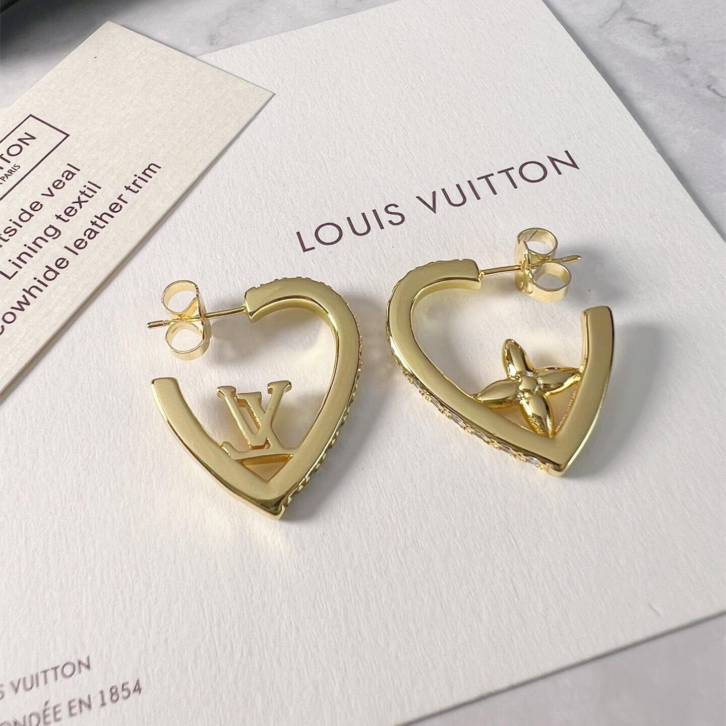 LVE063 Metal Heart hoop VL Earrings - ccjewelryacc