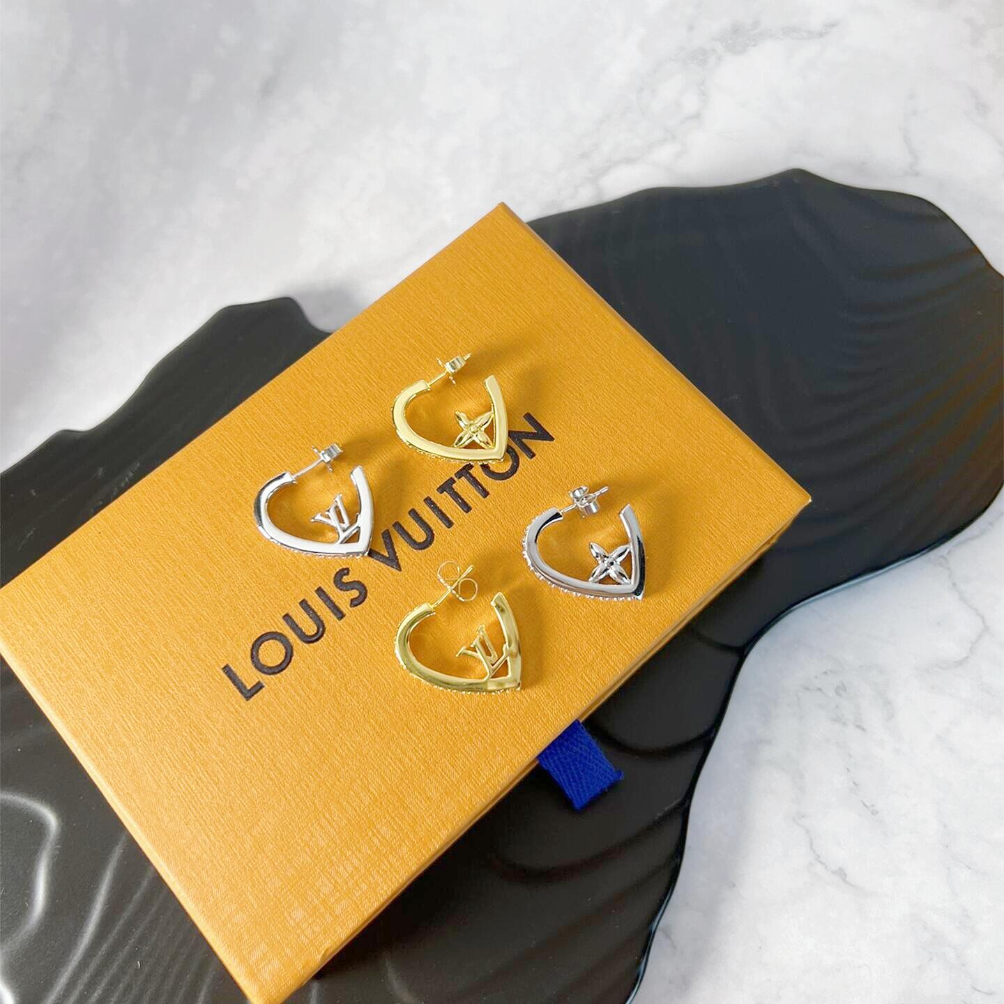 LVE063 Metal Heart hoop VL Earrings - ccjewelryacc