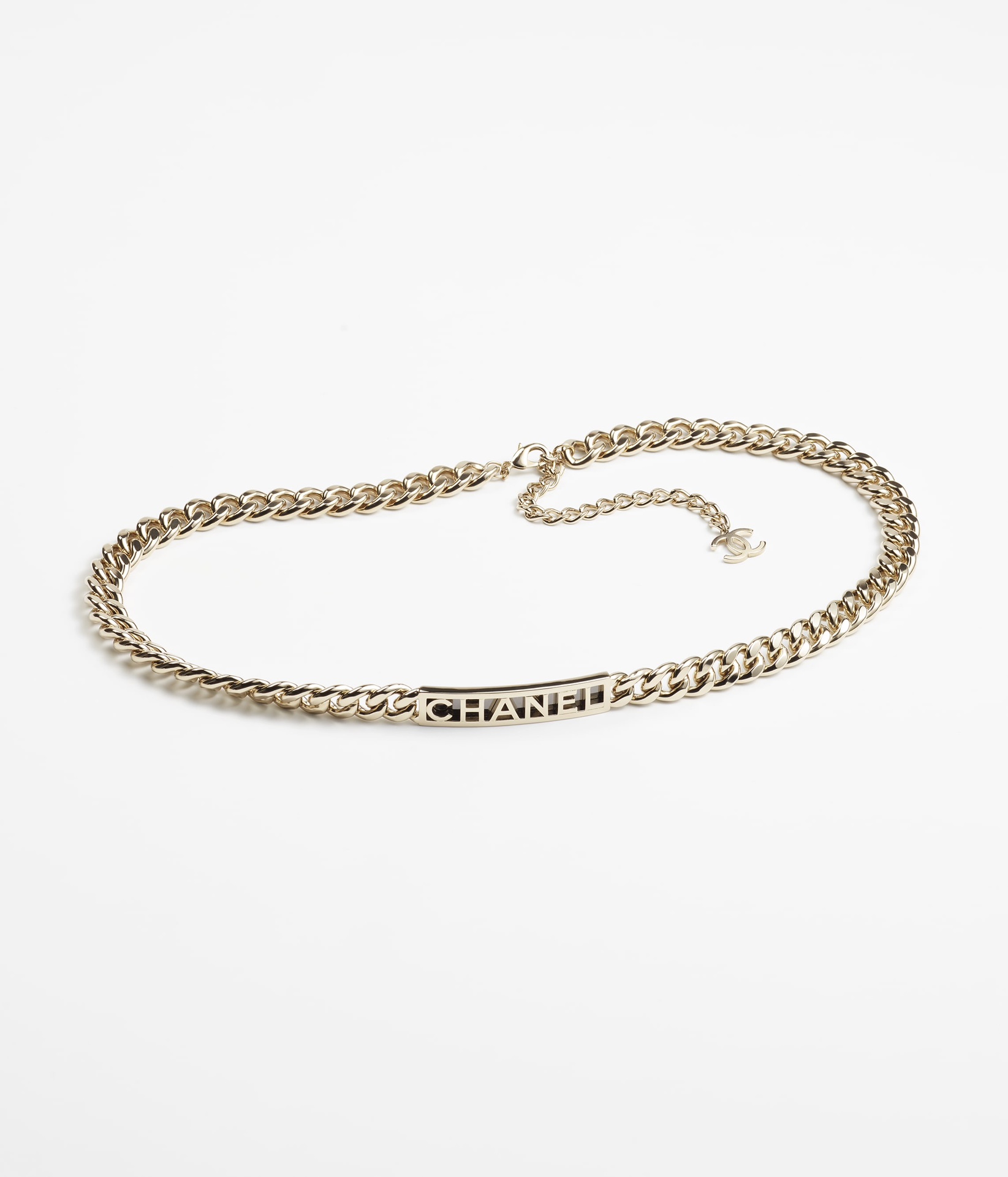 CCW076 Metal cc logo waist chain belt - ccjewelryacc