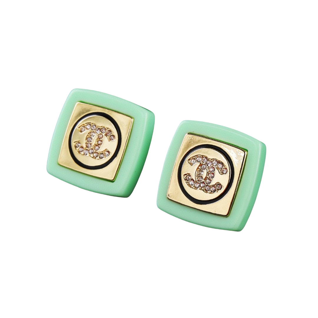 CCE193 CC acrylic stud earring - ccjewelryacc