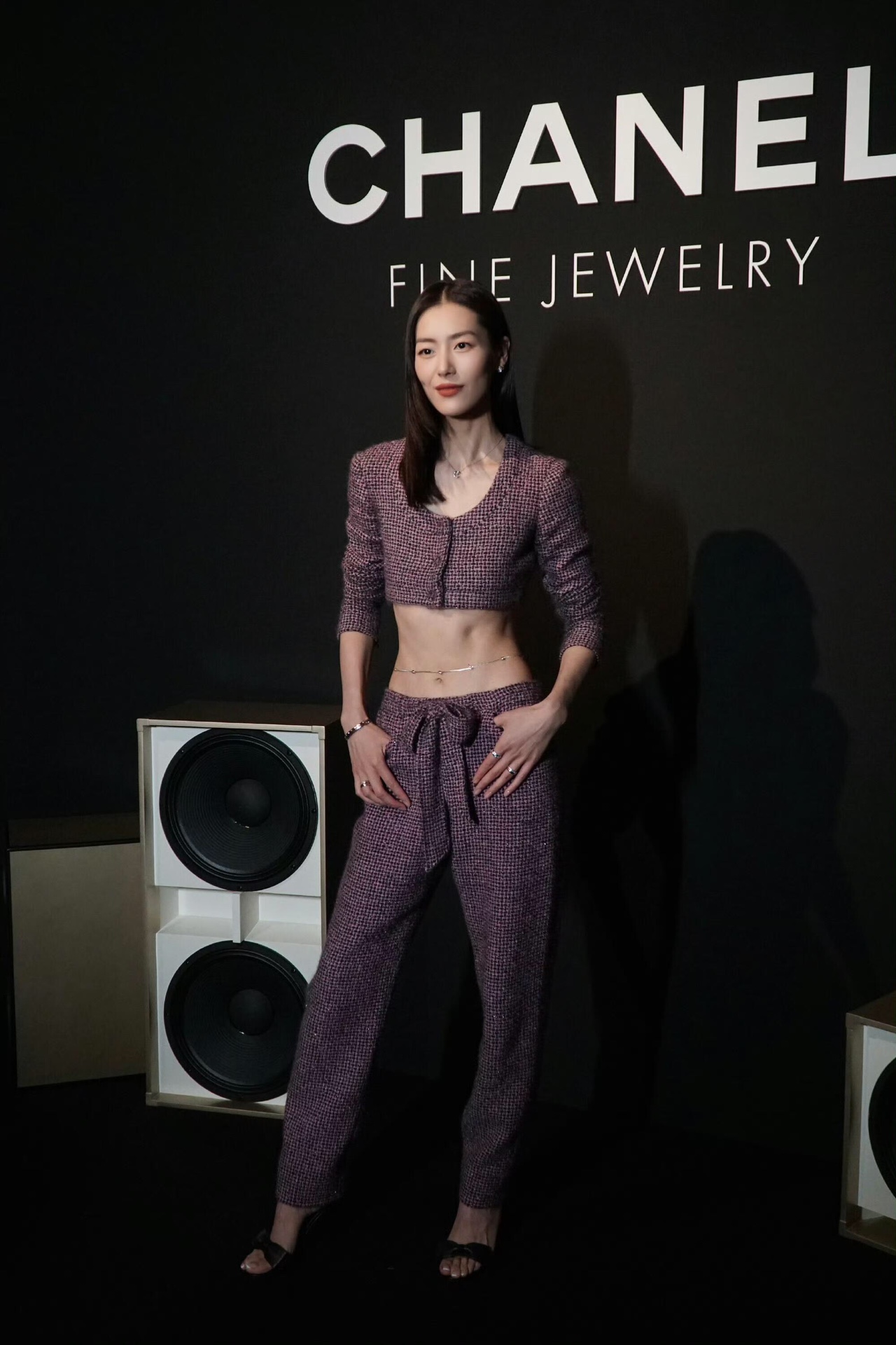 CCW077 10 motif cc logo long snake chain waist chain belt sweater necklace - ccjewelryacc