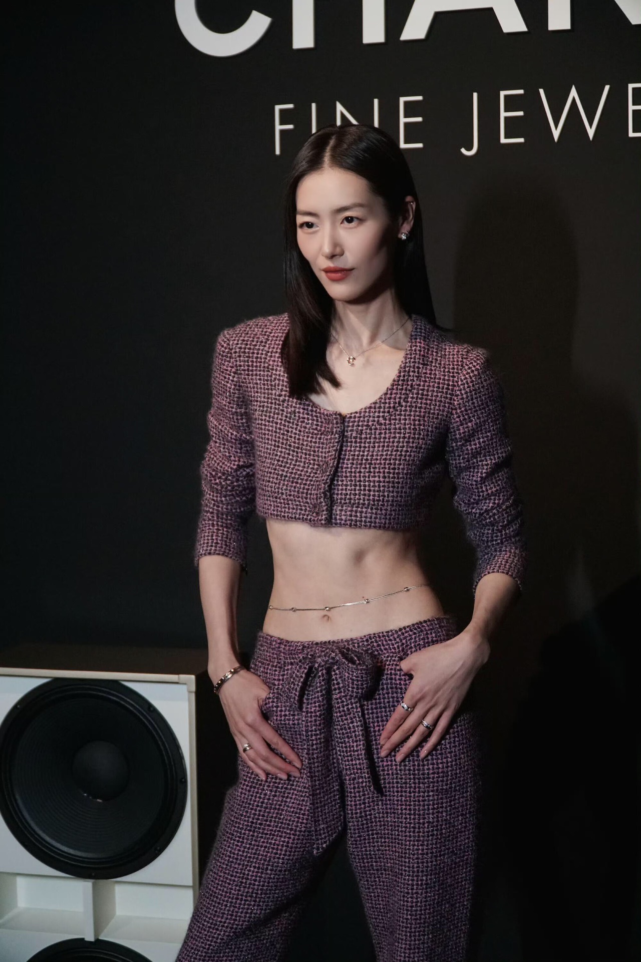 CCW077 10 motif cc logo long snake chain waist chain belt sweater necklace - ccjewelryacc