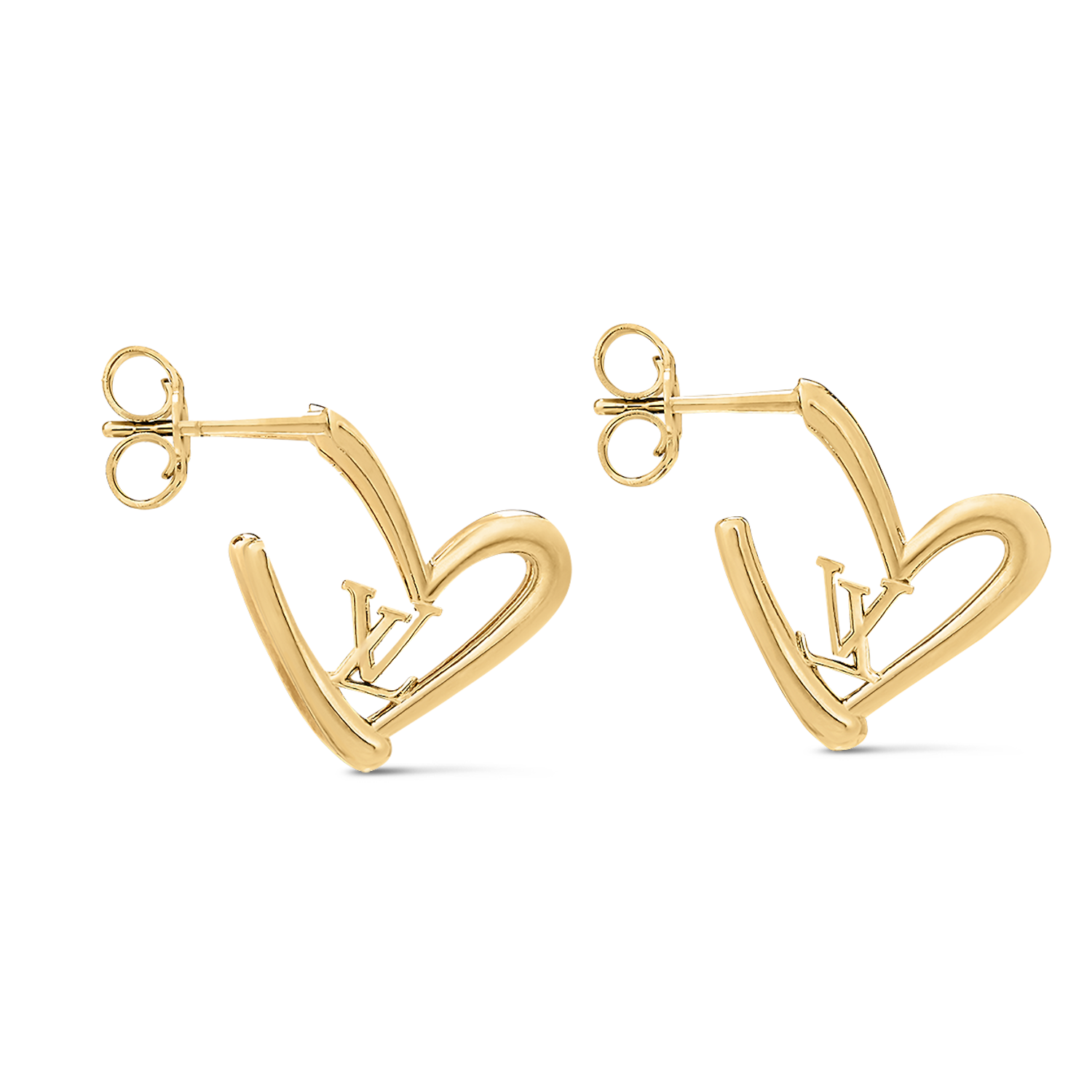 LVE064 Metal Small fall in love heart earrings - ccjewelryacc