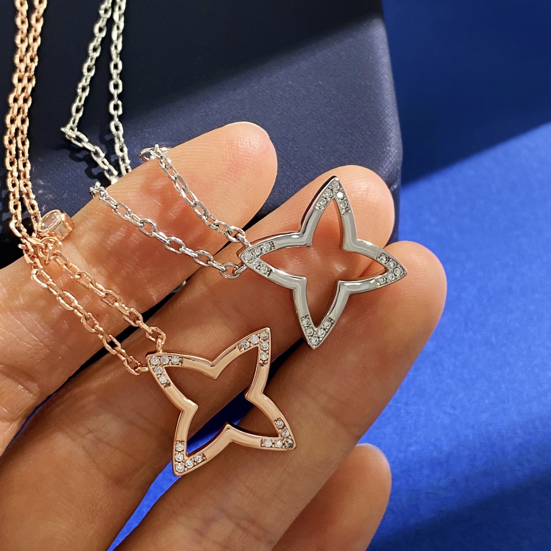 LVN048 Ombre Blossom Pendant - ccjewelryacc