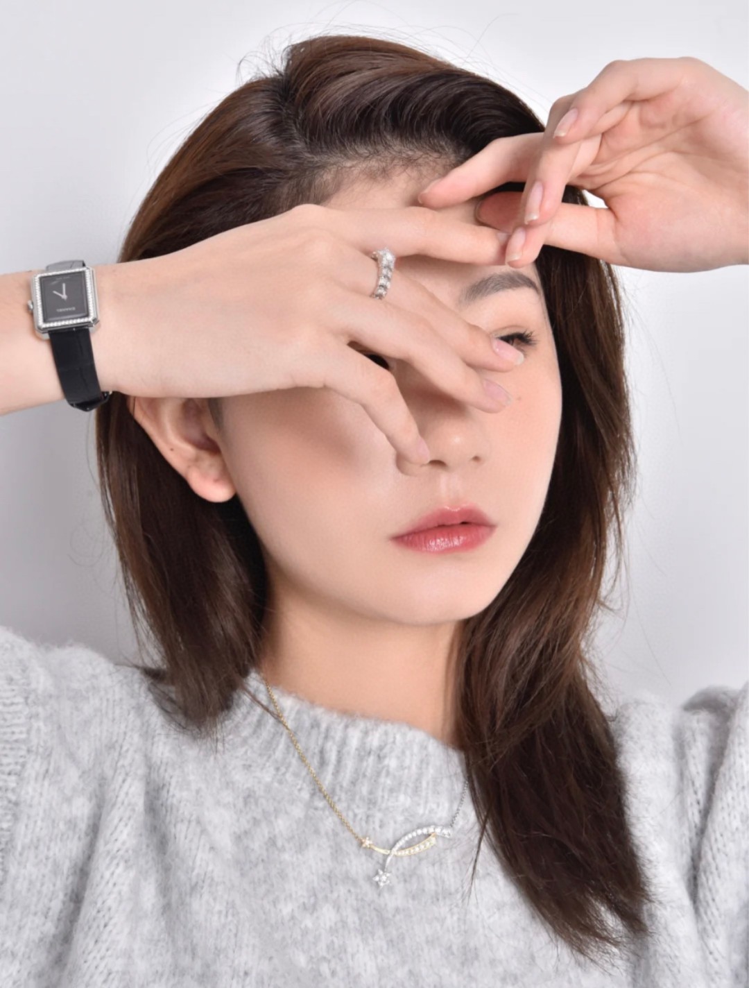 CCNV185 V-Gold CC Étoile Filante necklace - ccjewelryacc