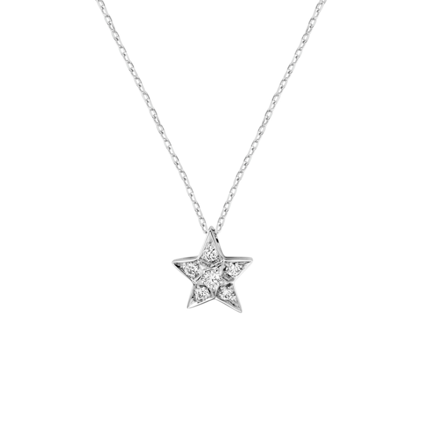 CCNS006 S925 Sterling silver diamond Comete Geode necklace - ccfashionjewelry