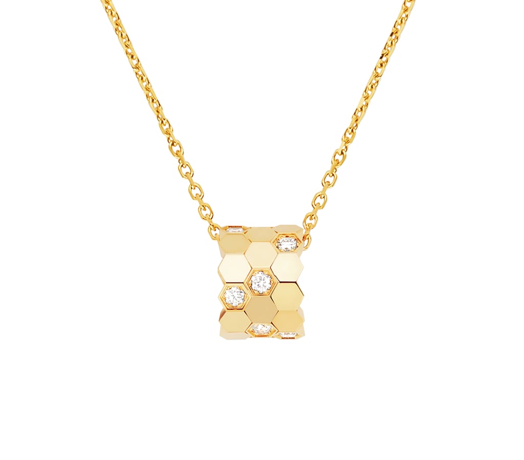 CMNS001 S925 Sterling silver diamond Bee My Love Petit Modele pendant necklace - ccjewelryacc