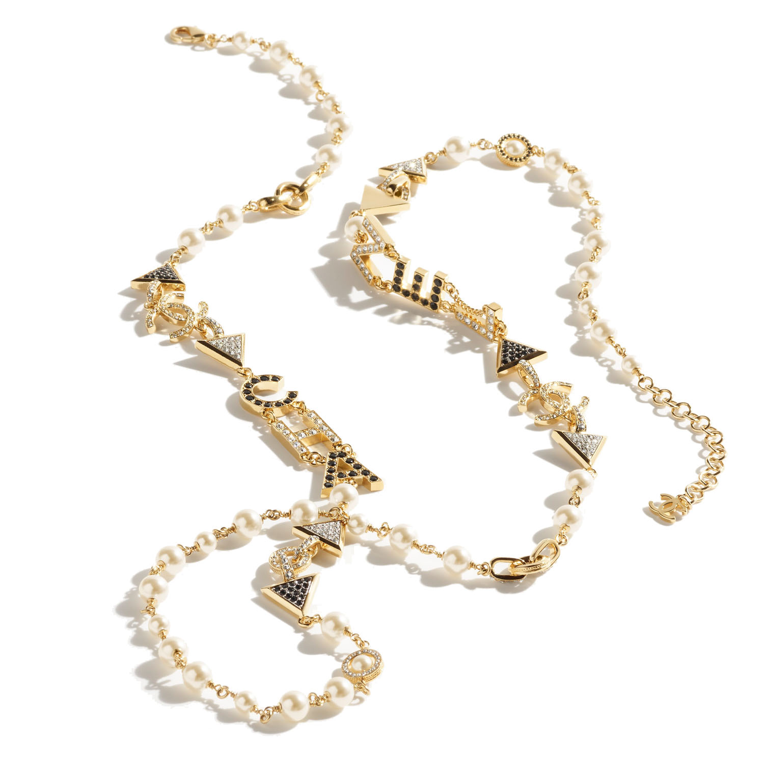 CCL065 CC logo chain necklace - ccjewelryacc