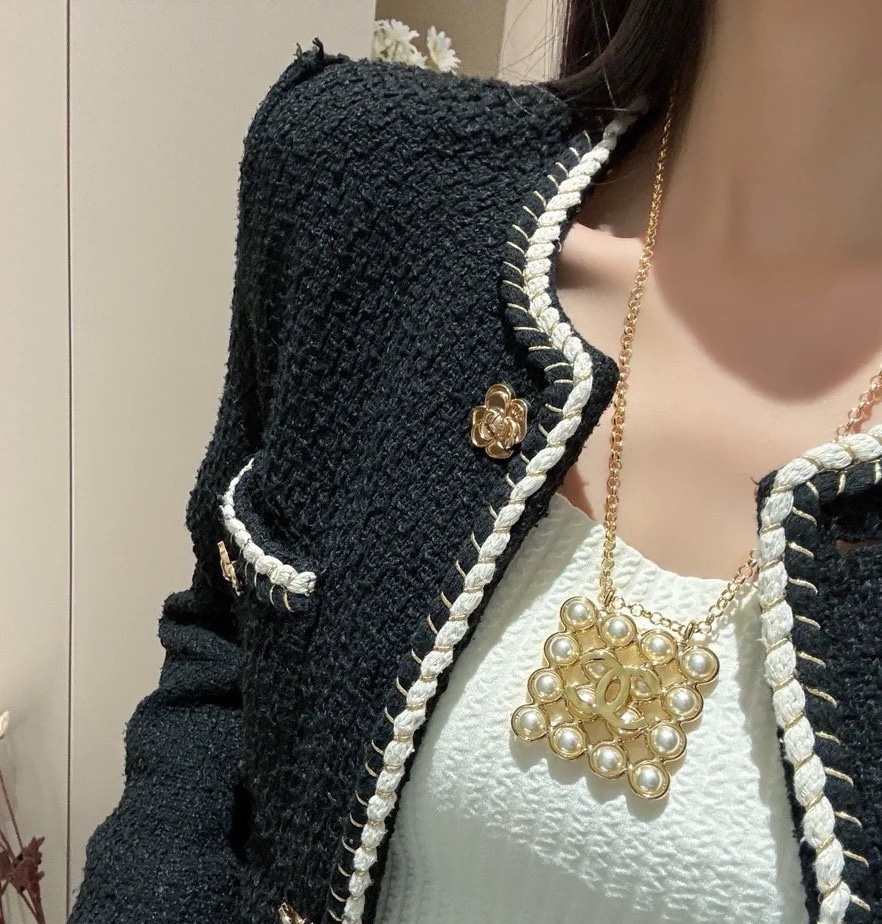 CCN376  CC Pendant Necklace - ccjewelryacc