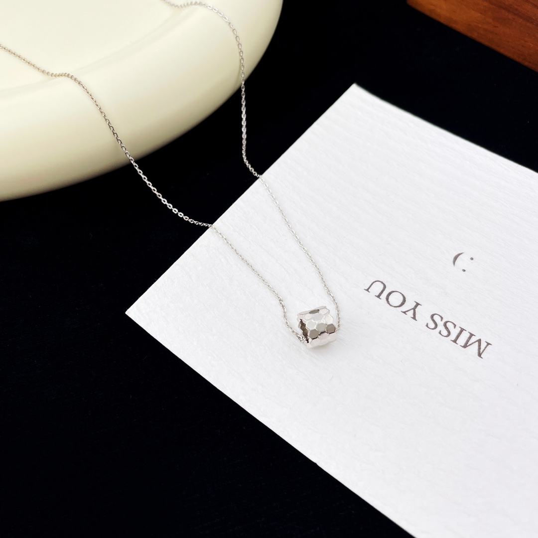 CMNS002 S925 Sterling silver Bee My Love Petit Modele pendant necklace - ccjewelryacc