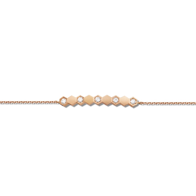 CMSV001 V-Gold diamond Bee My Love Bracelet - ccjewelryacc