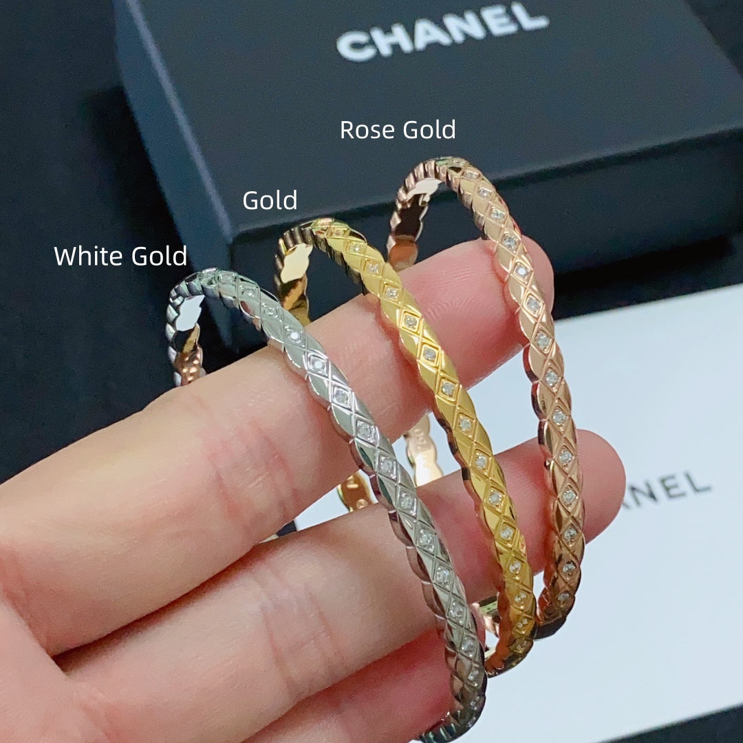 CCS113 Narrow Mini COCO Crush Bangle Bracelet - ccjewelryacc