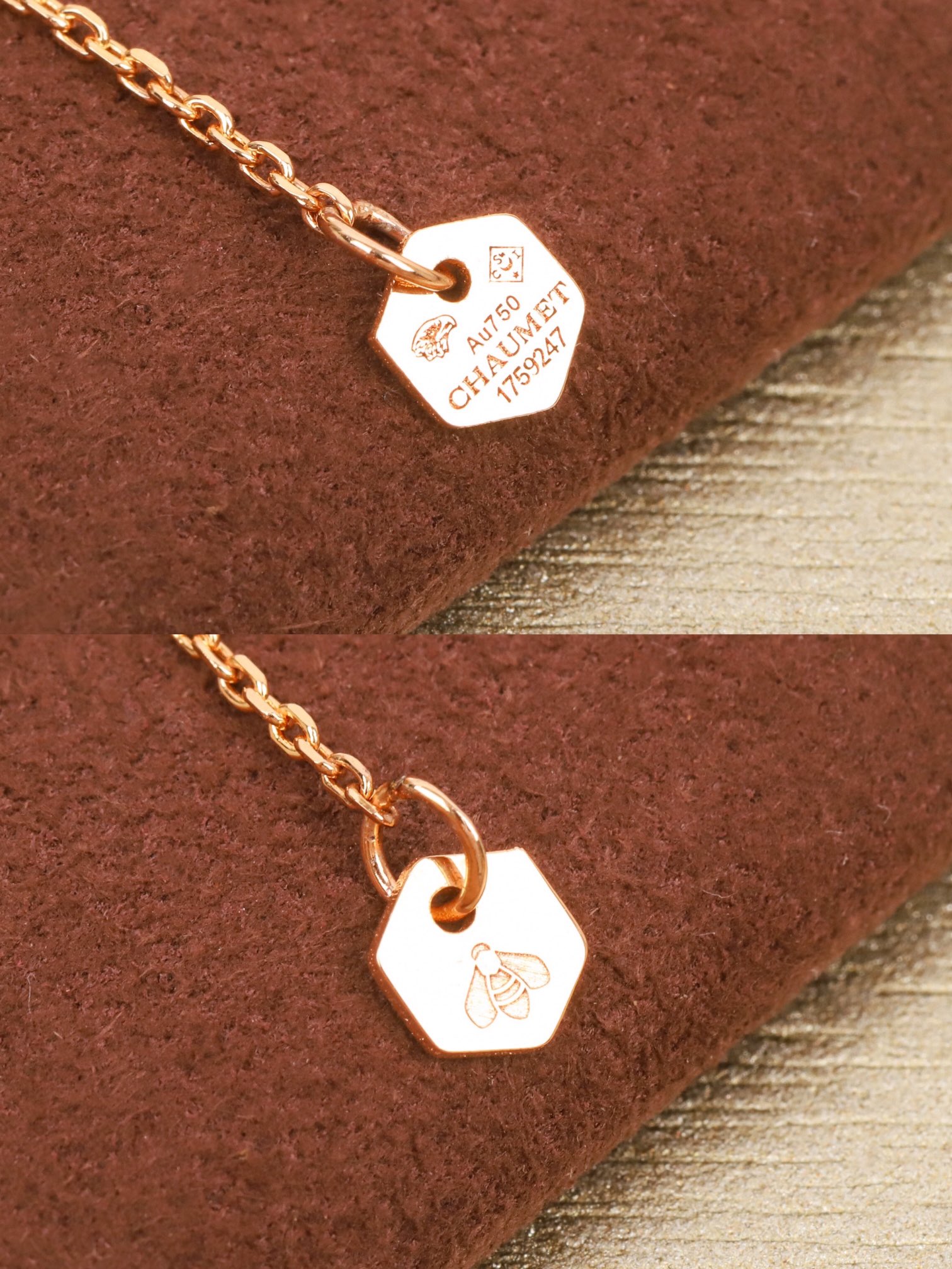 CMNS004 S925 Sterling silver Médaillon Bee My Love pendant necklace - ccjewelryacc