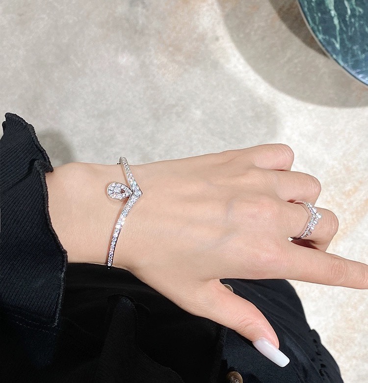 CMSS001 S925 Sterling silver Bracelet Joséphine Aigrette - ccjewelryacc