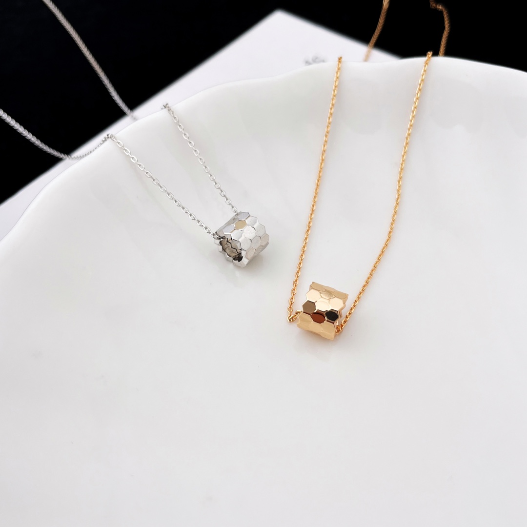 CMNS002 S925 Sterling silver Bee My Love Petit Modele pendant necklace - ccjewelryacc