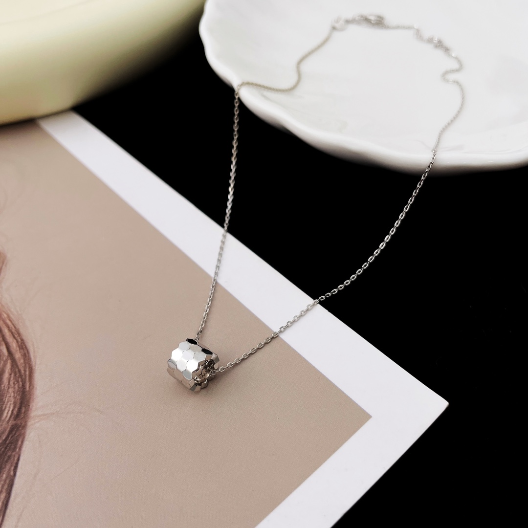 CMNS002 S925 Sterling silver Bee My Love Petit Modele pendant necklace - ccjewelryacc