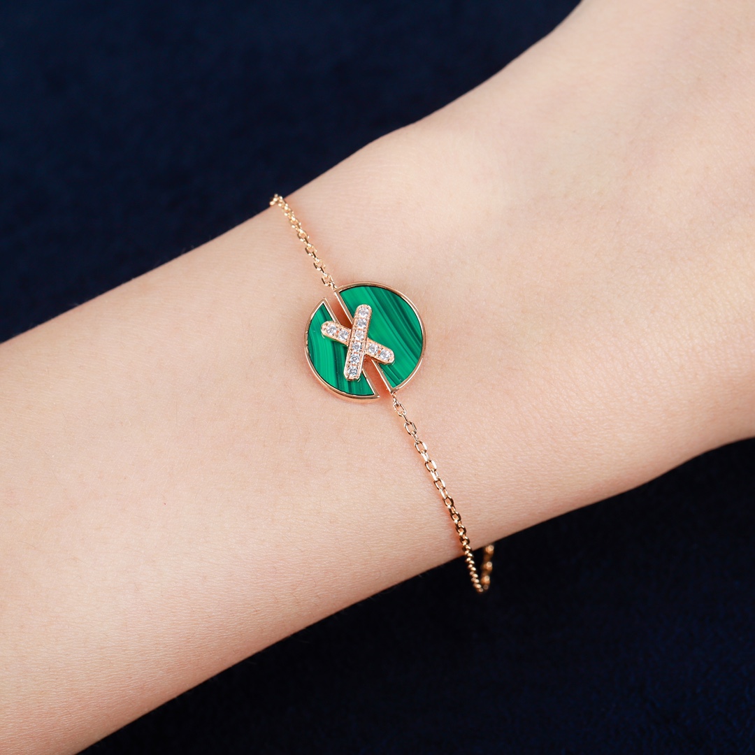 CMSS003 S925 Sterling silver Jeux de Liens Harmony Bracelet chain - ccjewelryacc