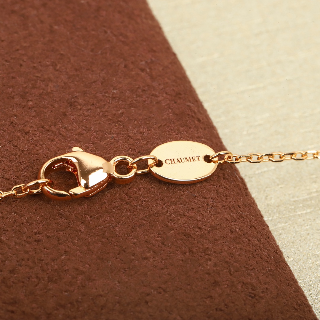 CMNS010 S925 Sterling silver Jeux de Liens Harmony pendant necklace - ccjewelryacc