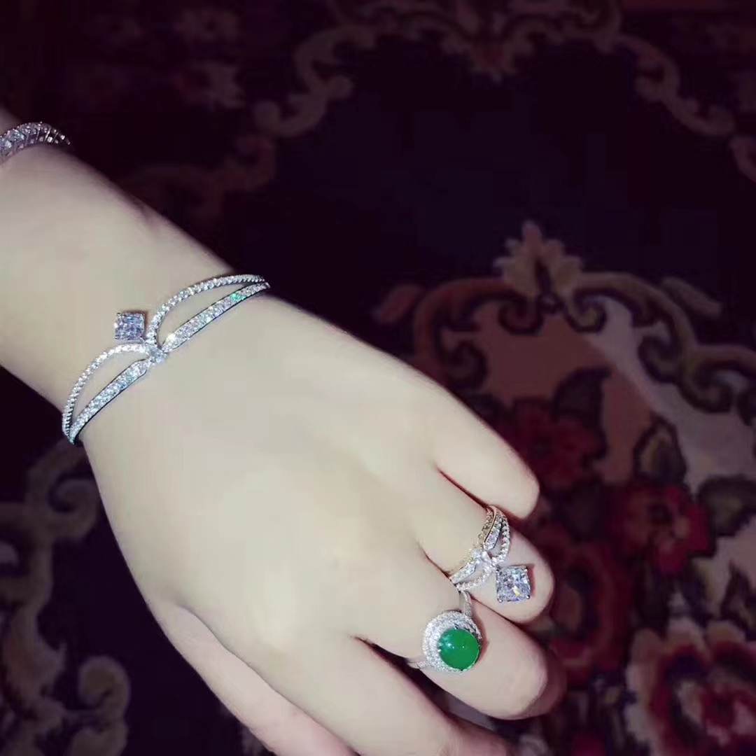 CMSS004 S925 Sterling silver Bracelet Josephine Aigrette - ccjewelryacc