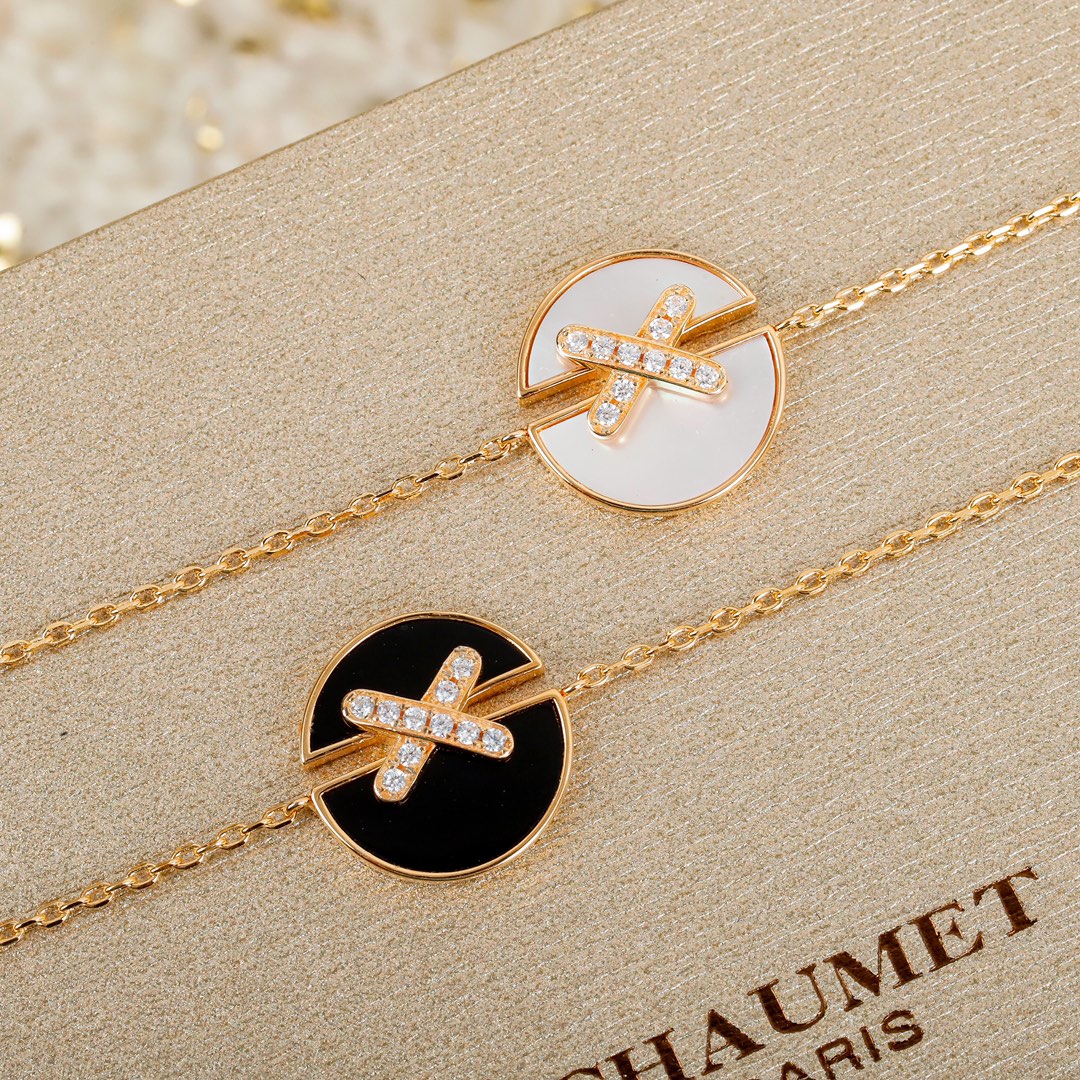 CMSS003 S925 Sterling silver Jeux de Liens Harmony Bracelet chain - ccjewelryacc