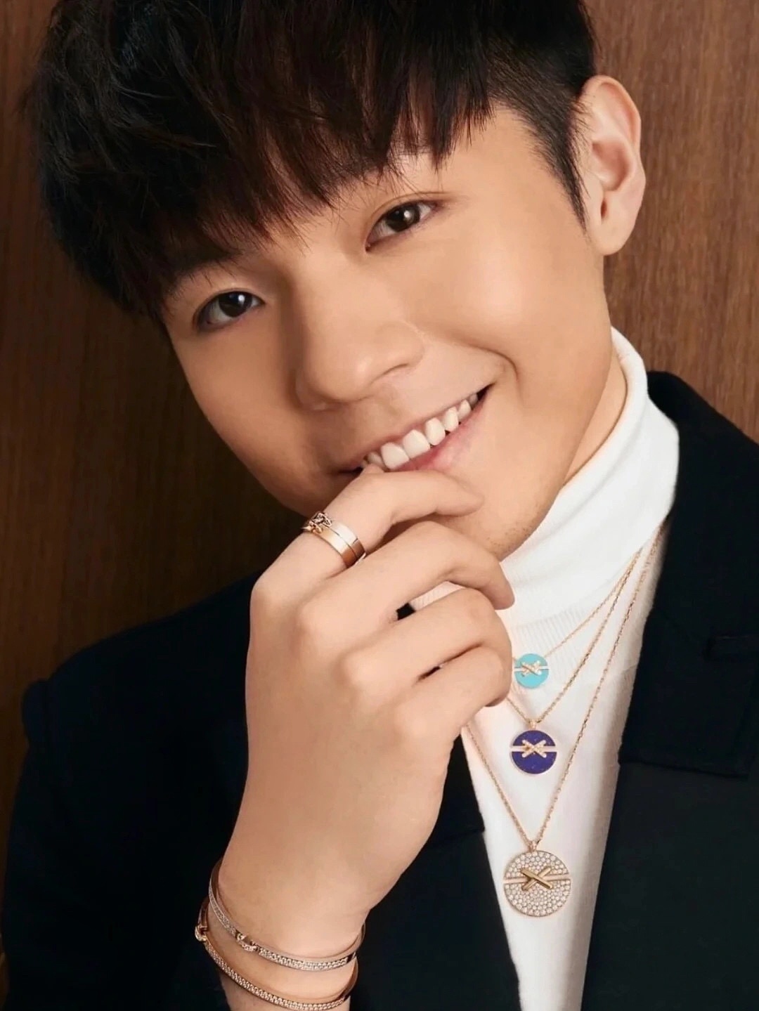 CMNS010 S925 Sterling silver Jeux de Liens Harmony pendant necklace - ccjewelryacc